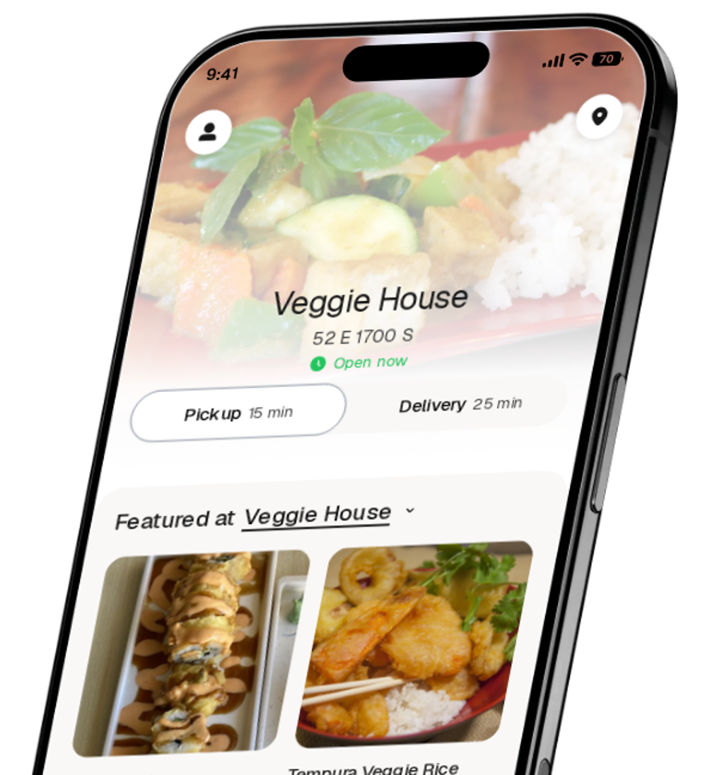 Veggie House app preview