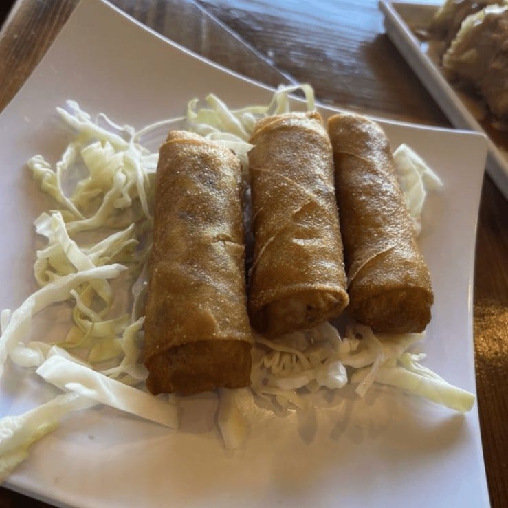 Fried Veggie Egg Rolls.