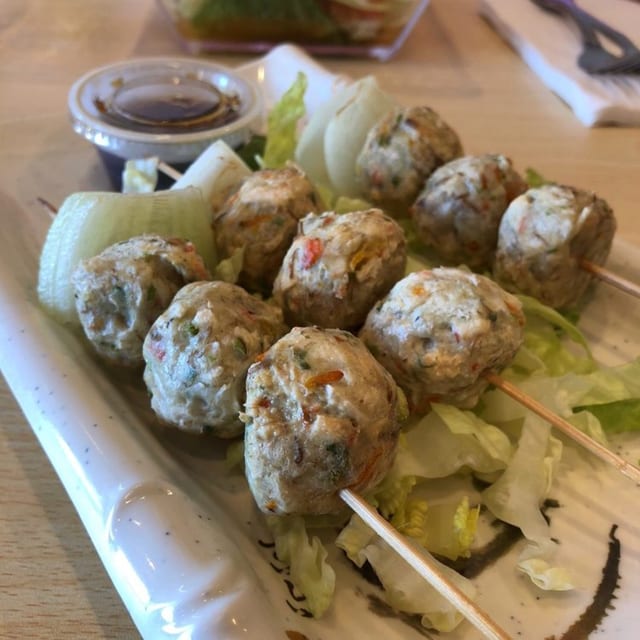 Deep Fried Soy Chicken Balls.